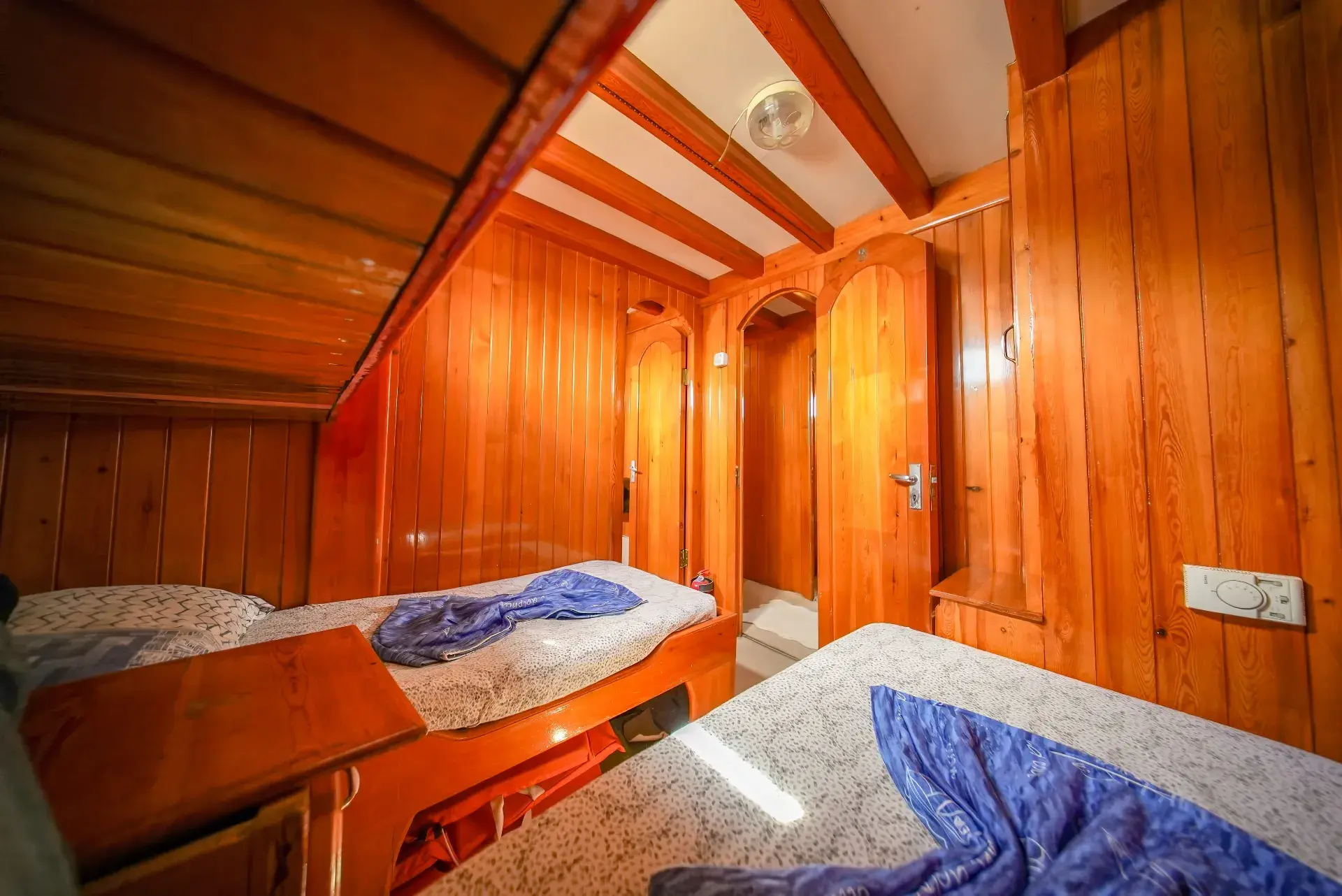 Sunrise Gulet kabin detayı